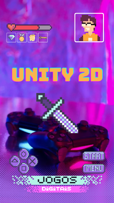 Curso Profissional de desenvolvimento de jogos com Unity. Aprenda a criar e  programar jogos 2D e 3D